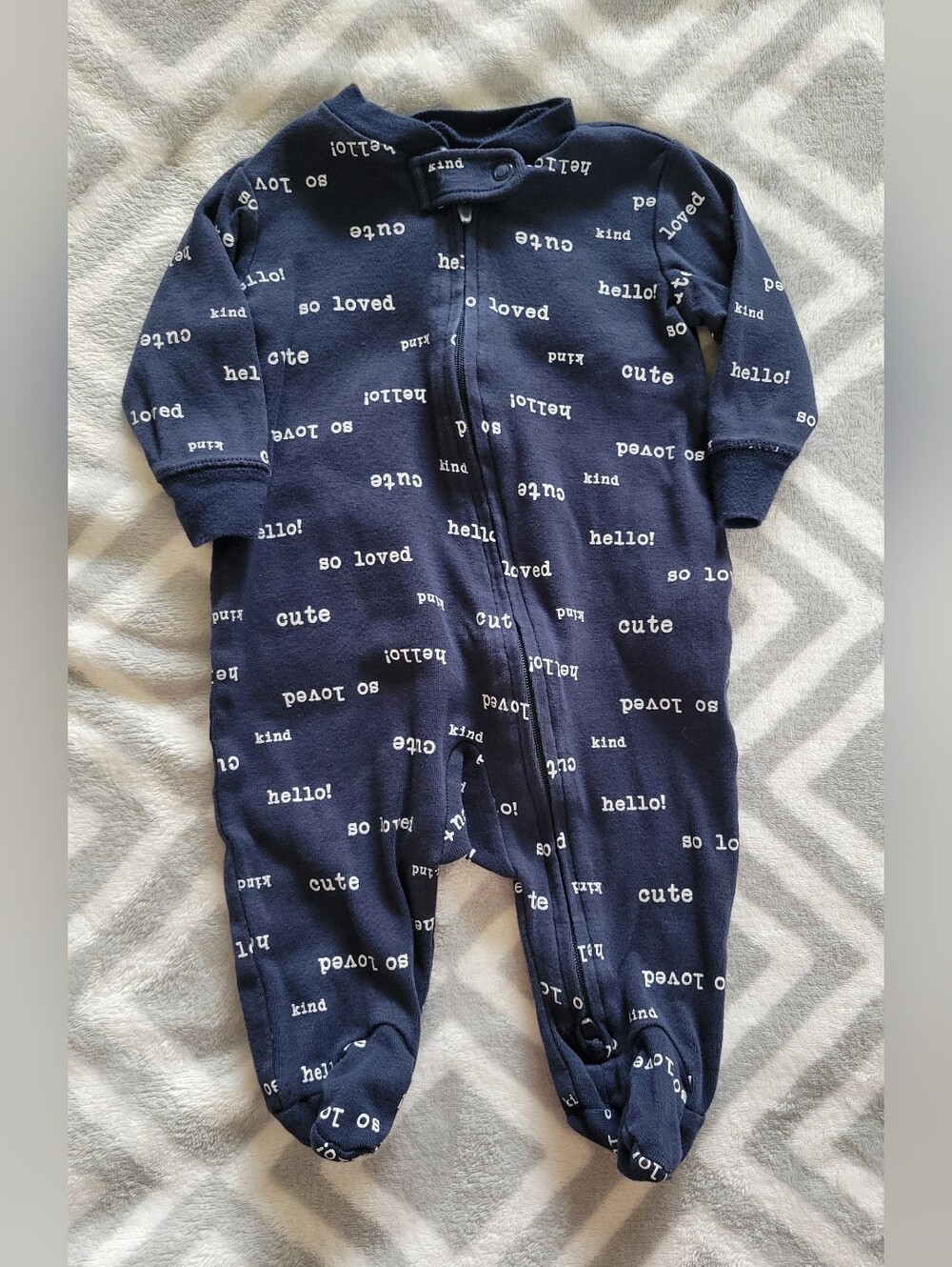 Baby boys size 3 months sleeper